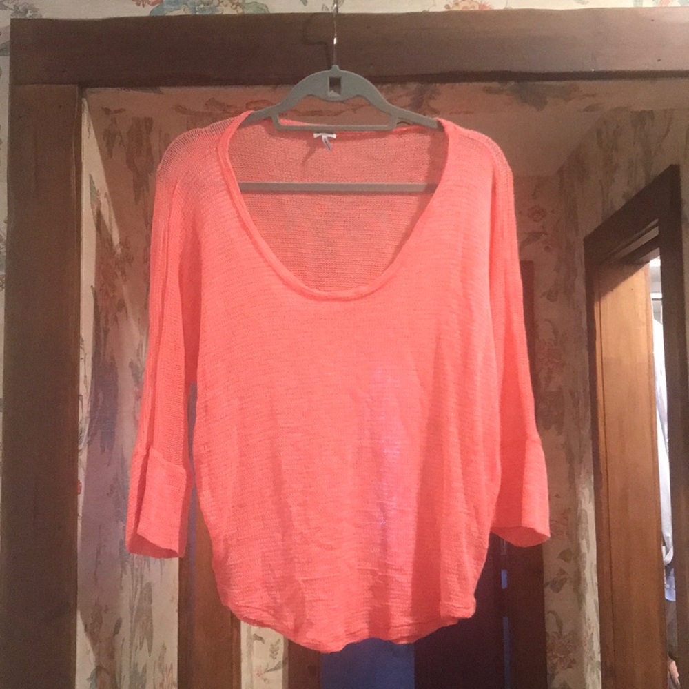 Splendid open knit lightweight sweater